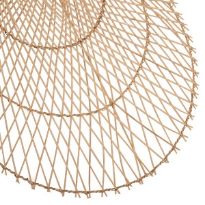 70768 ΦΩΤΙΣΤΙΚΟ ΟΡΟΦΗΣ ΚΡΕΜΑΣΤΟ HM7879.02 RATTAN ΣΕ ΦΥΣΙΚΟ ΧΡΩΜΑ Φ80x31-40Υ εκ.
