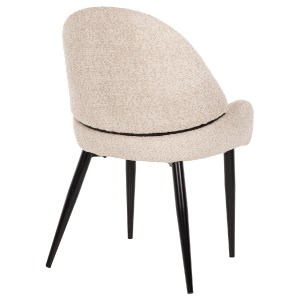 70823 ΚΑΡΕΚΛΑ SARKY HM8585.02 ΥΦΑΣΜΑ ΜΠΟΥΚΛΕ ΕΚΡΟΥ ΜΕ ΜΕΤΑΛΛΙΚΑ ΠΟΔΙΑ 55x62x89Yεκ.