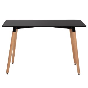 70833 ΤΡΑΠΕΖΙ MINIMAL HM8581.02 ΜΑΥΡΟ MDF-ΠΟΔΙΑ ΟΞΙΑ ΣΕ ΦΥΣΙΚΟ ΧΡΩΜΑ- 120Χ60X74Υεκ.