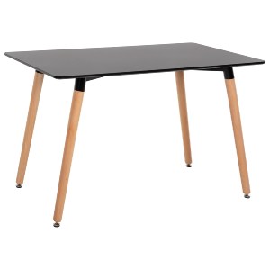 70833 ΤΡΑΠΕΖΙ MINIMAL HM8581.02 ΜΑΥΡΟ MDF-ΠΟΔΙΑ ΟΞΙΑ ΣΕ ΦΥΣΙΚΟ ΧΡΩΜΑ- 120Χ60X74Υεκ.