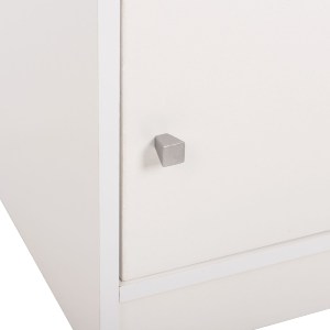 70839 ΚΟΜΟΔΙΝΟ ΜΕΛΑΜΙΝΗΣ MALORY HM2205.05 ΛΕΥΚO 40x40x50Yεκ.