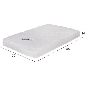 70854 ΣΤΡΩΜΑ ΜΕ FOAM ΧΩΡΙΣ ΕΛΑΤΗΡΙΑ JORDY 120X200 HM374.08  (ROLL PACKING) ΛΕΥΚΟ