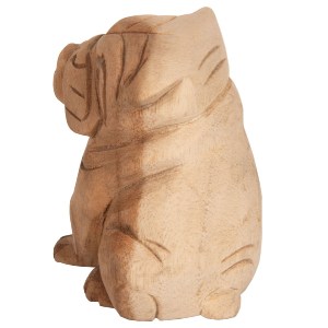 70915 ΕΠΙΤΡΑΠΕΖΙΟ ΔΙΑΚΟΣΜΗΤΙΚΟ DOZER BULLDOG ΞΥΛΟ SUAR ΣΕ ΦΥΣΙΚΟ ΧΡΩΜΑ HM7923 9x8x12Y εκ.
