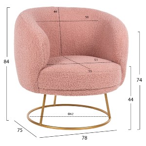 70964 ΠΟΛΥΘΡΟΝΑ ARIEN HM8403.22 ΥΦΑΣΜΑ ΜΠΟΥΚΛΕ ΣΑΠΙΟ ΜΗΛΟ ΜΕ ΧΡΥΣΗ ΒΑΣΗ 78x75x84Y εκ.