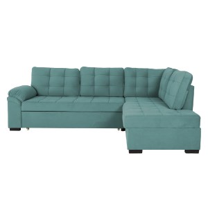 71023 ΚΑΝΑΠΕΣ ΚΡΕΒΑΤΙ JADE HM3144.04R ΔΕΞΙΑ ΓΩΝΙΑ ΒΕΡΑΜΑΝ ΒΕΛΟΥΔΟ 250x80-180x73-88Υεκ.