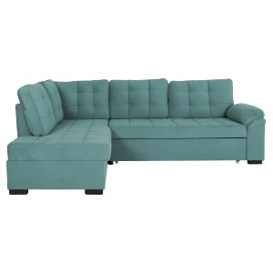 71045 ΚΑΝΑΠΕΣ ΚΡΕΒΑΤΙ JADE HM3144.04L ΑΡΙΣΤΕΡΗ ΓΩΝΙΑ ΒΕΡΑΜΑΝ ΒΕΛΟΥΔΟ 250x80-180x73-88Υεκ.