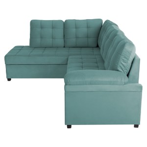 71045 ΚΑΝΑΠΕΣ ΚΡΕΒΑΤΙ JADE HM3144.04L ΑΡΙΣΤΕΡΗ ΓΩΝΙΑ ΒΕΡΑΜΑΝ ΒΕΛΟΥΔΟ 250x80-180x73-88Υεκ.