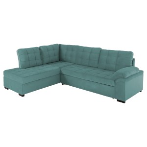 71045 ΚΑΝΑΠΕΣ ΚΡΕΒΑΤΙ JADE HM3144.04L ΑΡΙΣΤΕΡΗ ΓΩΝΙΑ ΒΕΡΑΜΑΝ ΒΕΛΟΥΔΟ 250x80-180x73-88Υεκ.