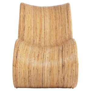 71064 ΠΟΛΥΘΡΟΝΑ CURVY LOUNGE HM9645.01 ΑΠΟ RATTAN ΣΕ ΦΥΣΙΚΗ ΑΠΟΧΡΩΣΗ 63x128x97Y εκ.