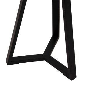 71084 ΒΟΗΘΗΤΙΚΟ ΤΡΑΠΕΖΑΚΙ HM9587.04 MDF ΚΑΡΥΔΙ-ΜΑΥΡΗ ΜΕΤΑΛΛΙΚΗ ΒΑΣΗ Φ45x55Υεκ.