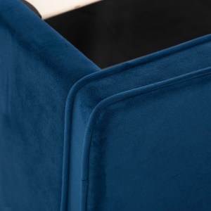 71106 ΚΡΕΒΑΤΙ ALLIE HM584.18 160Χ200 ΜΕ ΑΠΟΘΗΚΕΥΤΙΚΟ ΧΩΡΟ-ΜΠΛΕ ΒΕΛΟΥΔΟ