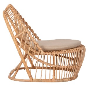 71129 ΠΟΛΥΘΡΟΝΑ ENTROPY HM9840.01 RATTAN ΦΥΣΙΚΟ ΜΕ ΕΚΡΟΥ ΜΑΞΙΛΑΡΙ 80x97x85Υεκ.