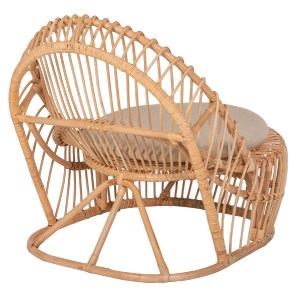 71129 ΠΟΛΥΘΡΟΝΑ ENTROPY HM9840.01 RATTAN ΦΥΣΙΚΟ ΜΕ ΕΚΡΟΥ ΜΑΞΙΛΑΡΙ 80x97x85Υεκ.