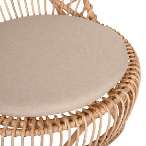 71129 ΠΟΛΥΘΡΟΝΑ ENTROPY HM9840.01 RATTAN ΦΥΣΙΚΟ ΜΕ ΕΚΡΟΥ ΜΑΞΙΛΑΡΙ 80x97x85Υεκ.