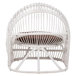 71130 ΠΟΛΥΘΡΟΝΑ ENTROPY HM9840.02 RATTAN ΛΕΥΚΟ ΜΕ ΚΑΦΕ ΜΑΞΙΛΑΡΙ 80x97x85Υεκ.