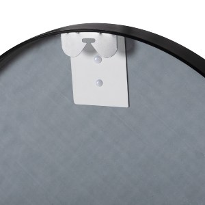 71131 ΚΑΘΡΕΠΤΗΣ ΤΟΙΧΟΥ ΣΤΡΟΓΓΥΛΟΣ HM9582.01 ΣΚΕΛΕΤΟΣ ΑΛΟΥΜΙΝΙΟΥ ΣΕ ΜΑΥΡΟ ΧΡΩΜΑ Φ50x3 εκ.