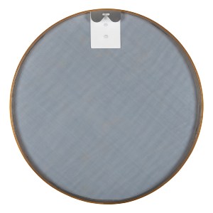 71132 ΚΑΘΡΕΠΤΗΣ ΤΟΙΧΟΥ ΣΤΡΟΓΓΥΛΟΣ HM9582.30 ΣΚΕΛΕΤΟΣ ΑΛΟΥΜΙΝΙΟΥ ΣΕ ΧΡΥΣΟ ΧΡΩΜΑ Φ50x3εκ.