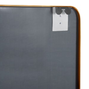 71136 ΚΑΘΡΕΠΤΗΣ ΤΟΙΧΟΥ HM9584.30 ΣΚΕΛΕΤΟΣ ΑΛΟΥΜΙΝΙΟΥ ΧΡΥΣΟΣ 60x3x80Υεκ.