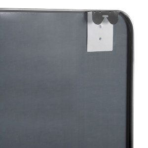 71137 ΚΑΘΡΕΠΤΗΣ ΤΟΙΧΟΥ HM9584.40 ΣΚΕΛΕΤΟΣ ΑΛΟΥΜΙΝΙΟΥ ΑΣΗΜΙ 60x3x80Υεκ.