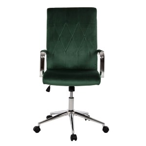 71191 ΚΑΡΕΚΛΑ ΓΡΑΦΕΙΟΥ JOSEF HM1181.03 ΚΥΠΑΡΙΣΣΙ ΒΕΛΟΥΔΟ-INOX ΒΑΣΗ 58x61x105-113Yεκ.