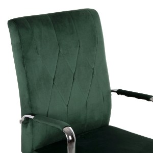 71191 ΚΑΡΕΚΛΑ ΓΡΑΦΕΙΟΥ JOSEF HM1181.03 ΚΥΠΑΡΙΣΣΙ ΒΕΛΟΥΔΟ-INOX ΒΑΣΗ 58x61x105-113Yεκ.