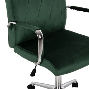 71191 ΚΑΡΕΚΛΑ ΓΡΑΦΕΙΟΥ JOSEF HM1181.03 ΚΥΠΑΡΙΣΣΙ ΒΕΛΟΥΔΟ-INOX ΒΑΣΗ 58x61x105-113Yεκ.