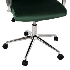 71191 ΚΑΡΕΚΛΑ ΓΡΑΦΕΙΟΥ JOSEF HM1181.03 ΚΥΠΑΡΙΣΣΙ ΒΕΛΟΥΔΟ-INOX ΒΑΣΗ 58x61x105-113Yεκ.