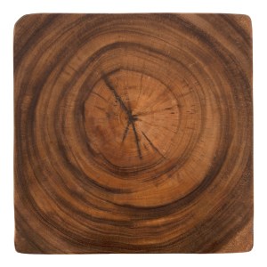 71241 ΣΚΑΜΠΟ GEBO HM9754 ΤΕΤΡΑΓΩΝΟ ΑΠΟ ΞΥΛΟ SUAR ΣΕ ΚΑΡΥΔΙ 35x35x46,5Y εκ.