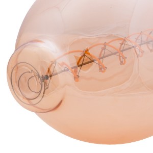 71280 ΛΑΜΠΤΗΡΑΣ BT180 LED FILAMENT 8W E27 3000K TEA COLOR DIMMABLE HM4051.02