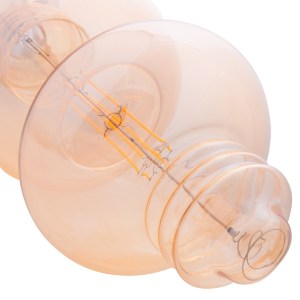 71284 ΛΑΜΠΤΗΡΑΣ JHD-Y1180 LED FILAMENT 8W E27 3000K GOLD COLOR DIMMABLE HM4053.02