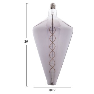 71292 ΛΑΜΠΤΗΡΑΣ JHD-DHP-190 LED FILAMENT 8W E27 3000K SMOKE COLOR DIMMABLE  HM4054.03