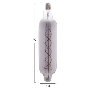 71294 ΛΑΜΠΤΗΡΑΣ JHD-NW7775 LED FILAMENT 8W E27 3000K SMOKE COLOR DIMMABLE  HM4055.03