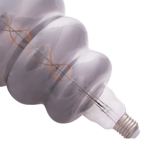 71296 ΛΑΜΠΤΗΡΑΣ LED FILAMENT 8W E27 3000K SMOKE COLOR DIMMABLE HM4056.03