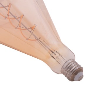 71297 ΛΑΜΠΤΗΡΑΣ LED FILAMENT 8W E27 3000K GOLD COLOR DIMMABLE HM4057