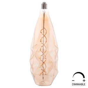 71298 ΛΑΜΠΤΗΡΑΣ LED FILAMENT 8W E27 3000K GOLD COLOR DIMMABLE HM4058