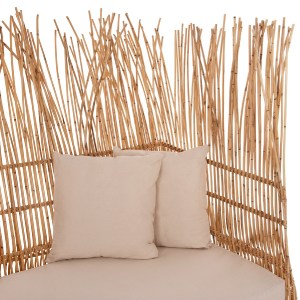 71300 ΚΑΝΑΠΕΣ ΕΞ. ΧΩΡΟΥ ZEPHYR HM5988 ΚΑΛΑΜΙΑ RATTAN ΦΥΣΙΚΟ-ΜΠΕΖ ΜΑΞΙΛΑΡΙΑ 200x120x142Yεκ.