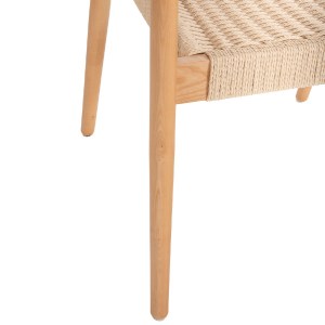 71328 ΠΟΛΥΘΡΟΝΑ HM9874 ΞΥΛΟ ΦΡΑΞΙΝΟΣ ΚΑΙ PAPER ROPE 57x54x78Yεκ.