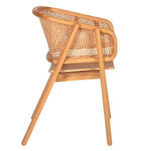 71332 ΠΟΛΥΘΡΟΝΑ KENLEE HM9872 ΦΡΑΞΙΝΟΣ ΚΑΙ ΦΥΣΙΚΟ RATTAN RATTAN ΣΕ ΦΥΣΙΚΟ 57,5x55x81Yεκ.