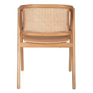 71332 ΠΟΛΥΘΡΟΝΑ KENLEE HM9872 ΦΡΑΞΙΝΟΣ ΚΑΙ ΦΥΣΙΚΟ RATTAN RATTAN ΣΕ ΦΥΣΙΚΟ 57,5x55x81Yεκ.
