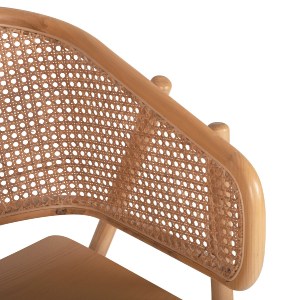 71332 ΠΟΛΥΘΡΟΝΑ KENLEE HM9872 ΦΡΑΞΙΝΟΣ ΚΑΙ ΦΥΣΙΚΟ RATTAN RATTAN ΣΕ ΦΥΣΙΚΟ 57,5x55x81Yεκ.