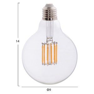 71335 ΛΑΜΠΤΗΡΑΣ GLOBO LED FILAMENT 12W E27 3000K ΔΙΑΦΑΝΟΣ HM4049.01