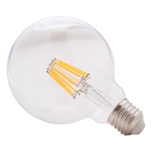 71336 ΛΑΜΠΤΗΡΑΣ GLOBO LED FILAMENT 8W E27 3000K ΔΙΑΦΑΝΟΣ DIMMABLE HM4050.01