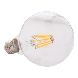 71336 ΛΑΜΠΤΗΡΑΣ GLOBO LED FILAMENT 8W E27 3000K ΔΙΑΦΑΝΟΣ DIMMABLE HM4050.01