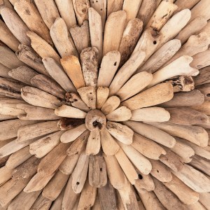 71446 ΔΙΑΚΟΣΜΗΤΙΚΟ ΤΟΙΧΟΥ ΣΤΡΟΓΓΥΛΟ HM4297 DRIFTWOOD ΣΕ ΦΥΣΙΚΟ Φ40 εκ.