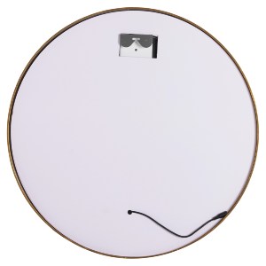 71453 ΚΑΘΡΕΠΤΗΣ ΤΟΙΧΟΥ ΣΤΡΟΓΓΥΛΟΣ HM9580.30 ΑΛΟΥΜΙΝΙΟ ΣΕ ΧΡΥΣΟ-ΦΩΤΙΣΜΟΣ LED Φ60x3εκ.