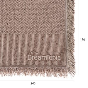 71467 ΡΙΧΤΑΡΙ ME ΚΡΟΣΙΑ DREAMTOPIA HM12162.10 ΣΕ ΚΑΦΕ ΧΡΩΜΑ 245X170εκ.