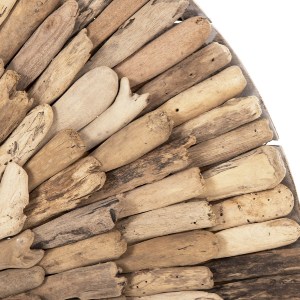 71507 ΔΙΑΚΟΣΜΗΤΙΚΟ ΤΟΙΧΟΥ ΣΤΡΟΓΓΥΛΟ CHIIKI HM4300 DRIFTWOOD ΣΕ ΦΥΣΙΚΟ Φ98 εκ.