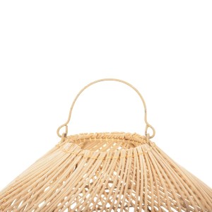 71572 ΦΩΤΙΣΤΙΚΟ ΟΡΟΦΗΣ ΚΡΕΜΑΣΤΟ HM7878.02 RATTAN ΣΕ ΦΥΣΙΚΟ ΧΡΩΜΑ Φ58,5x31Yεκ