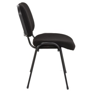 71616 ΚΑΡΕΚΛΑ JANISHA HM1010.11 HOMEMARKT ΜΕ ΥΦΑΣΜΑ ΜΑΥΡΟ 53,5x59x77Υεκ.