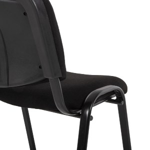 71616 ΚΑΡΕΚΛΑ JANISHA HM1010.11 HOMEMARKT ΜΕ ΥΦΑΣΜΑ ΜΑΥΡΟ 53,5x59x77Υεκ.